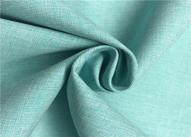 Two Tone Look Comfortable Polyester Cationic Fabric , Waterproof Polyester Fabric