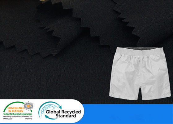 4 Way Stretch Plain Ocean Bound 115gsm Plastic Fabrics For Pants Short
