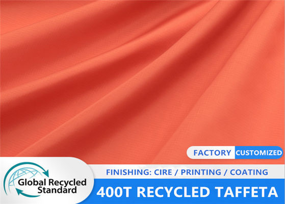 400T Ripstop Taffeta 100% Recycled Polyester Fabric