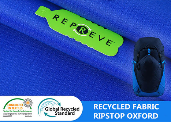 Waterproof Tent PU Coating 118GSM PET Ripstop Oxford Fabric