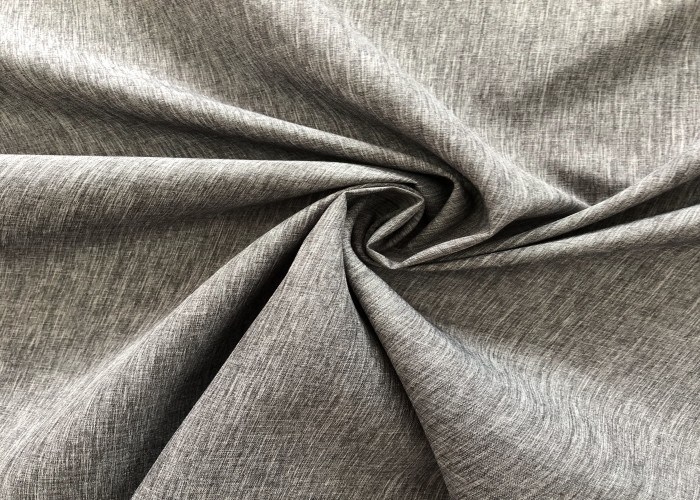 Black Yarn 80D Plain Outdoor Fabric Fade Resistant Breathable For Home