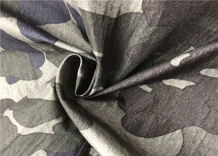 Crease Resistant Graphic Print Fabric , Light Breathable Camouflage ...