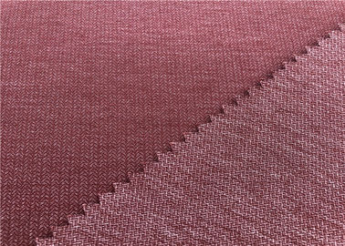 Sports Wear Durable Water Repellent Fabric 100% Polyester With Herringbone Pattern