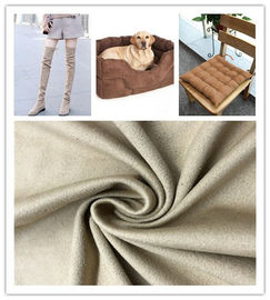 Strong Stability Fake Suede Fabric Good Drape Property No Shrinkage Or Elongation