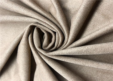 91% P 9% SP Faux Suede Fabric Fade Resistant Breathable Soft For Home Decoration