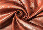 Smooth Stretch Faux Suede Fabric , Small Irritation Polyester Suede Fabric Foil Finish
