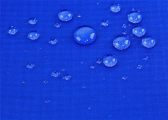 Waterproof Tent PU Coating 118GSM PET Ripstop Oxford Fabric